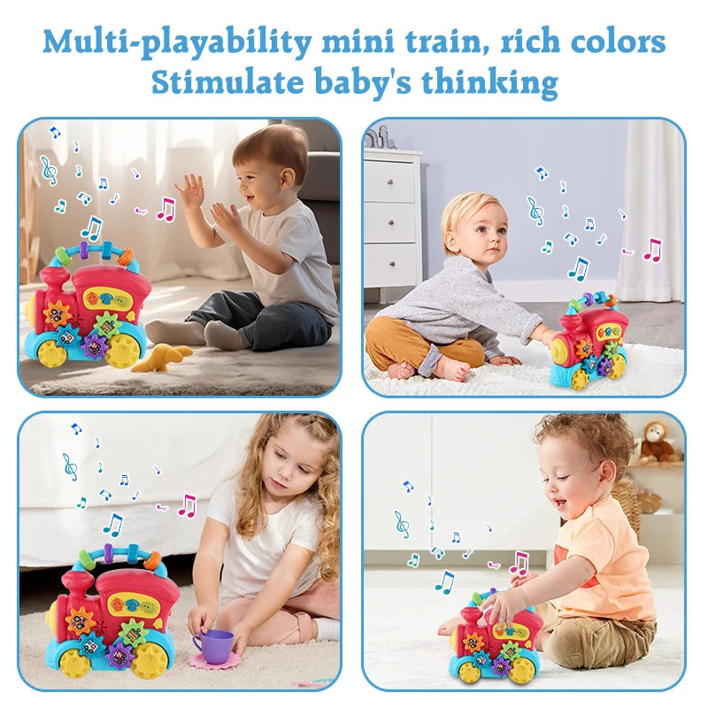 Musical Train Toy – Early Educational Light-Up Play for Toddlers