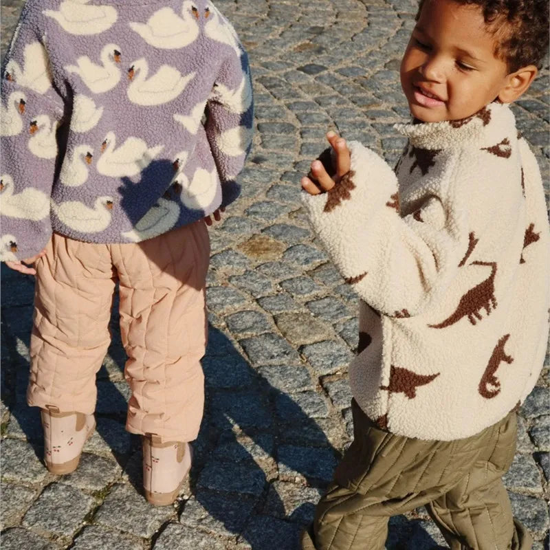 Baby Cartoon Coat – Soft Lamb Wool Jacket