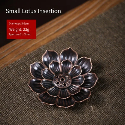 Lotus Alloy Incense Burner: Elevate Your Space with Serenity and Style