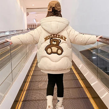 Girls’ Zipper Parka – Warm & Stylish Outerwear