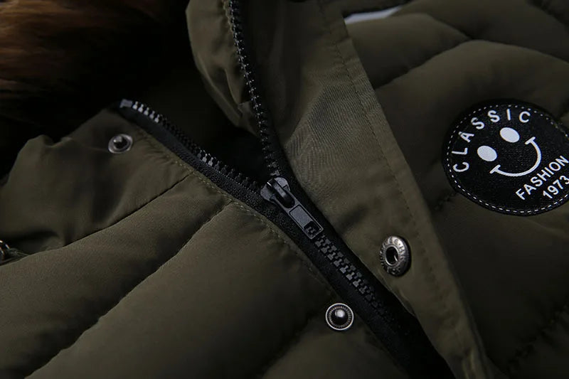 Baby Boys' Winter Coat – Warm Hooded Outerwear (2–6Y)