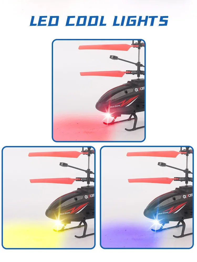 Wrist Induction Drone – Mini RC Helicopter for Kids with Impact Protection