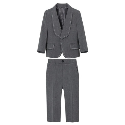 Boys’ Slim Fit Formal Suit – Wedding & Party Outfit (4–12 Years)