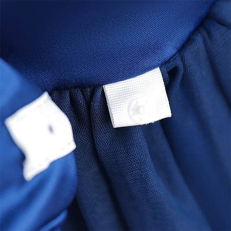 Kids Birthday Princess Dress with Bow & Pearls