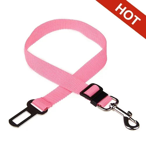 Adjustable Pet Car Seat Belt – Safety Harness for Dogs & Cats