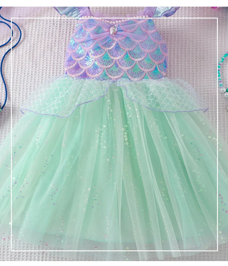 Princess Sequin Dress – Baby Girl Summer Fantasy