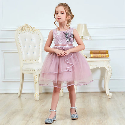 Baby Girl Summer Tutu Princess Party Dress