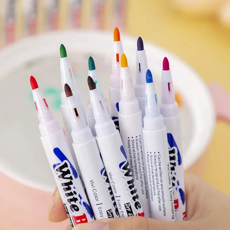 Magical Water Floating Markers – 8/12 Color Educational Painting Pens