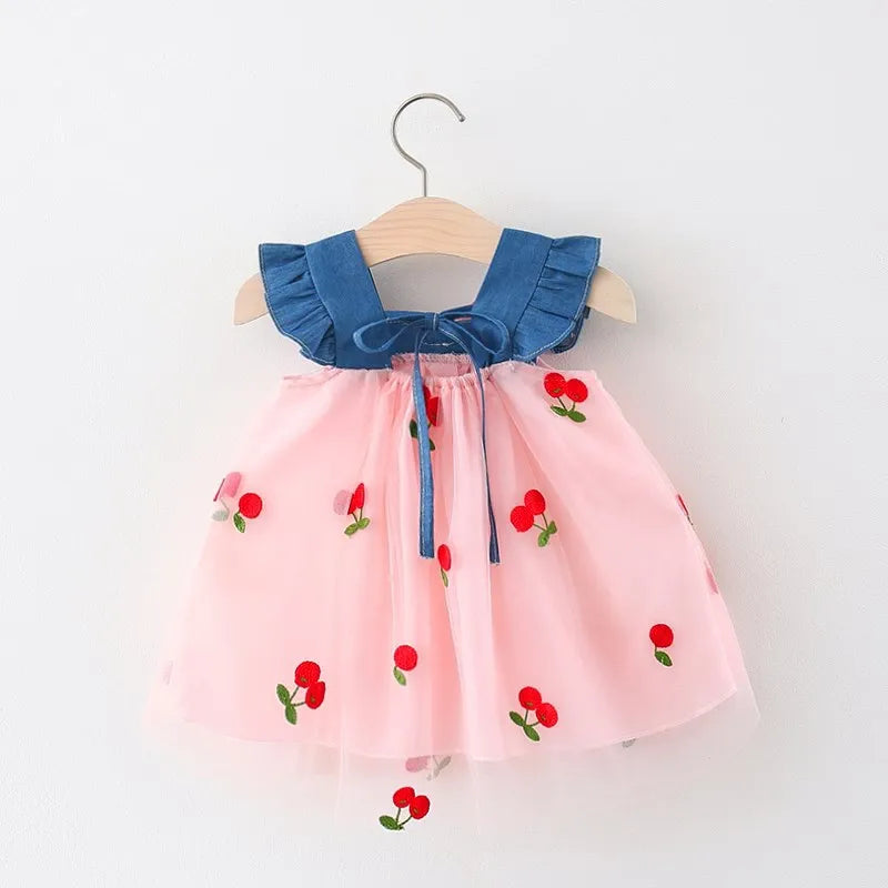 Sweet Toddler Girl Bow Princess Outfit 0–3Y