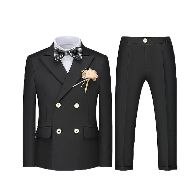 Stylish Boys’ 4-Piece Outfit – Wedding & Photography Tuxedo