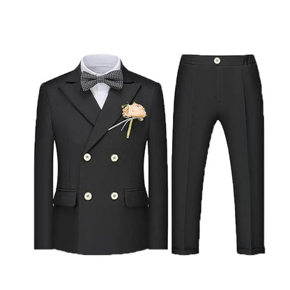 Stylish Boys’ 4-Piece Outfit – Wedding & Photography Tuxedo