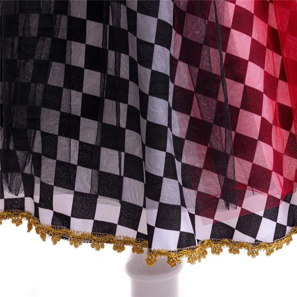 Halloween Witch & Queen of Hearts Cosplay Dress