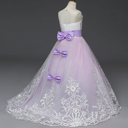 Princess Party Dress – Lace Formal Dress for Girls