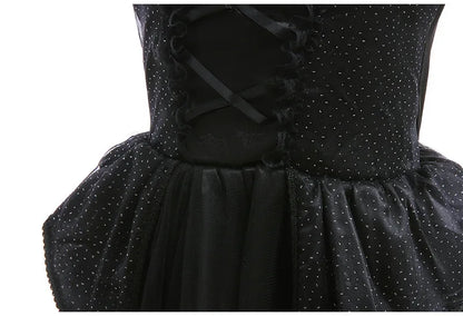 Girls Black Witch Halloween Costume – Luxury Dress
