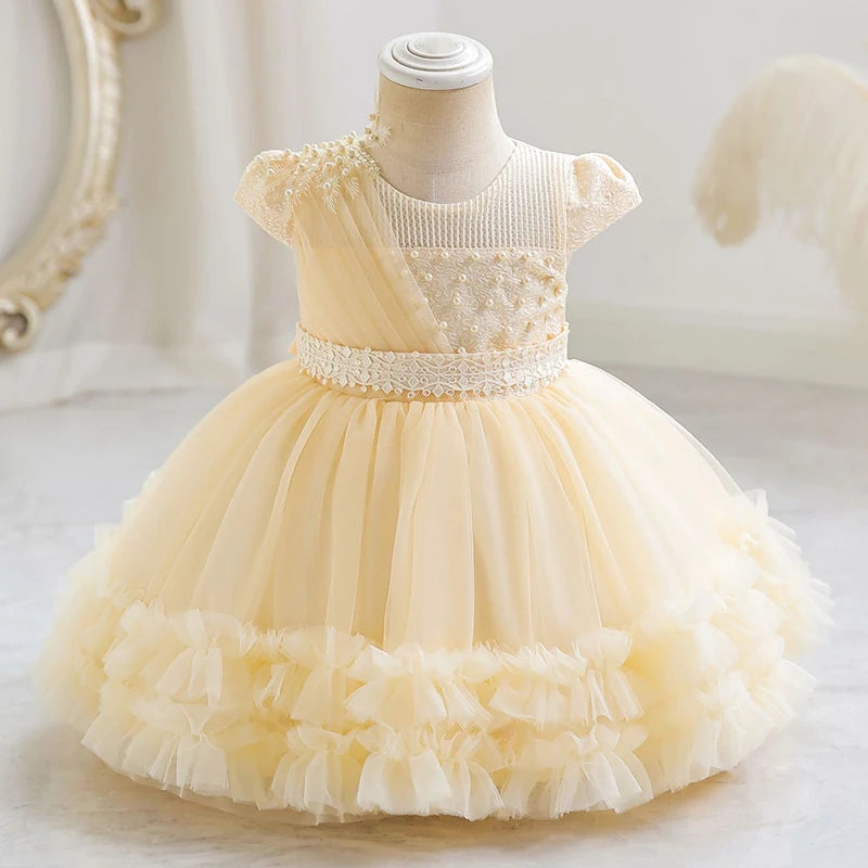 Baby Girl Birthday Dress – Princess Tulle Gown