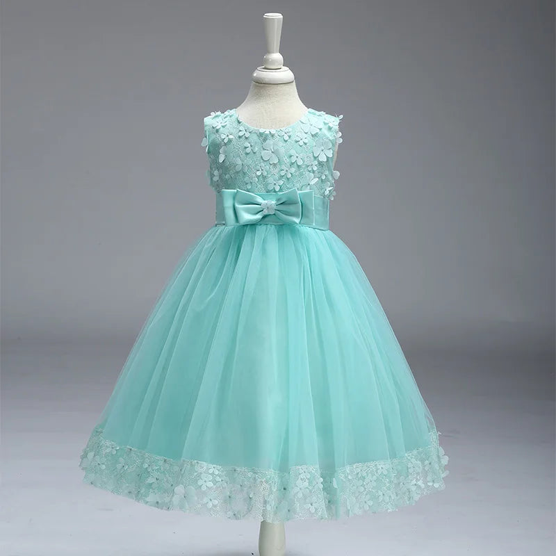 Girls' Wedding & Party Dress – Elegant Tulle Gown
