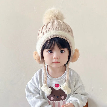 Winter Baby Cap – Velvet Lined & Cozy