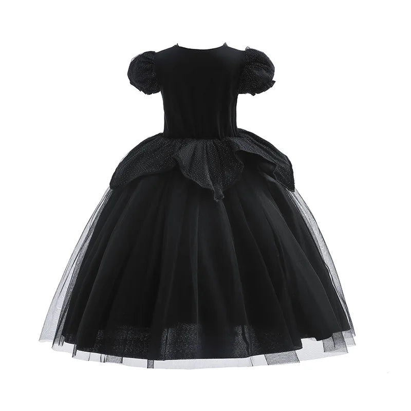 Girls Black Witch Halloween Costume – Luxury Dress
