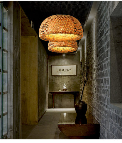 Elegant Weaving Hanging Lighting for Home & Restaurant