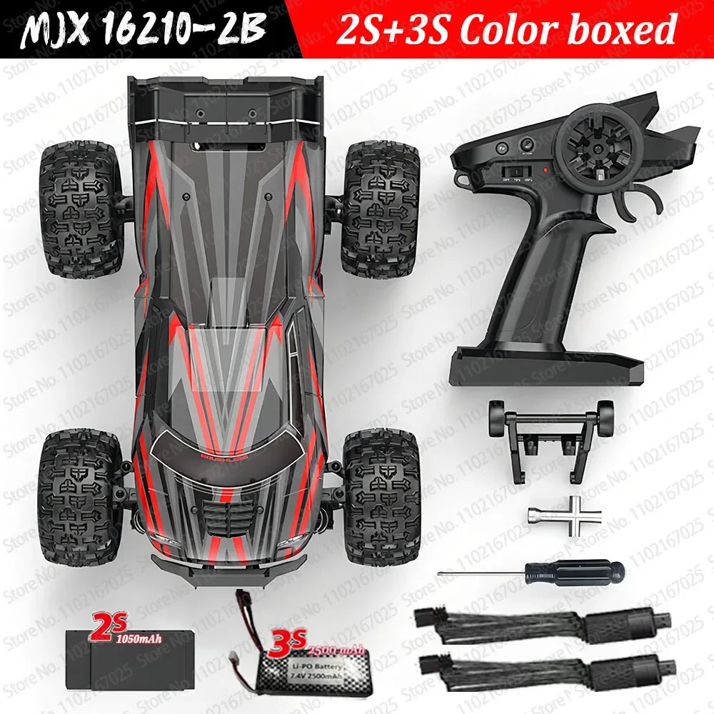 Brushless 1:16 RC Car – MJX Hyper Go High-Speed 4WD Truck Toy