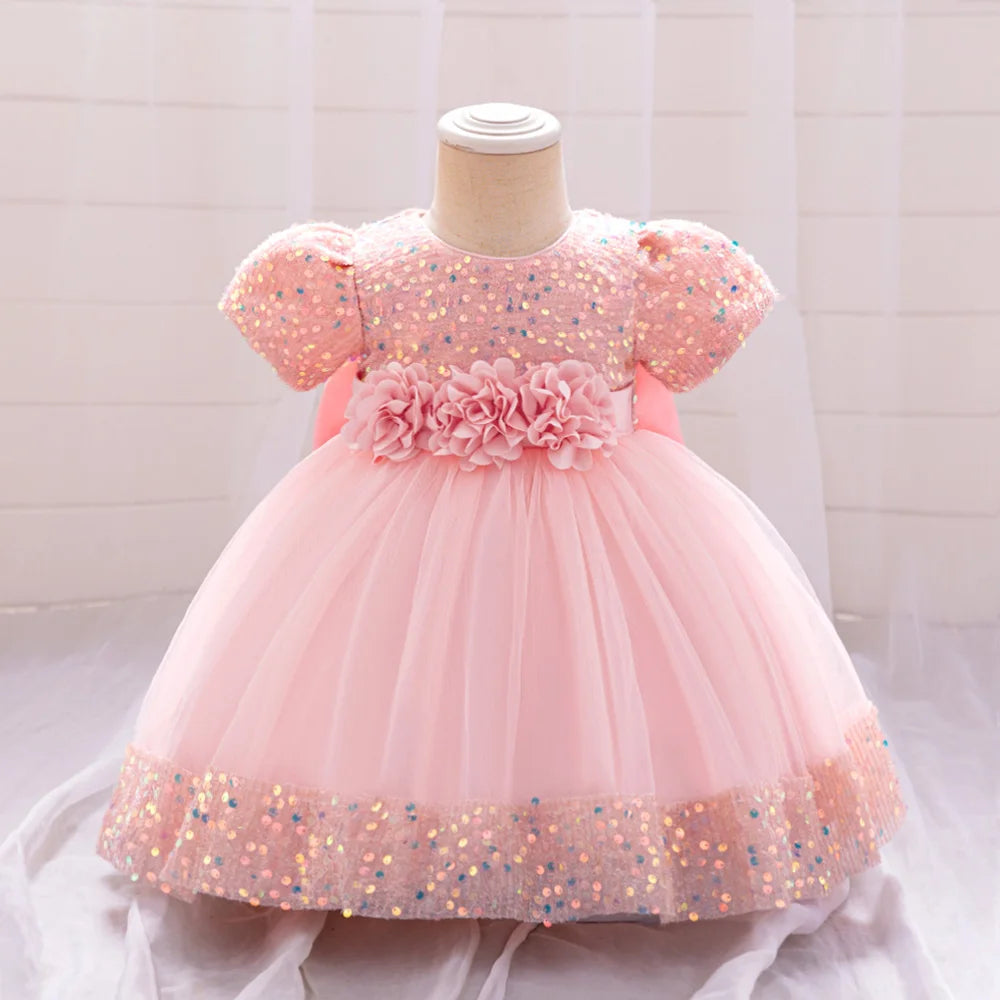 Infant Girl Special Occasion Dress – Baptism & Christmas