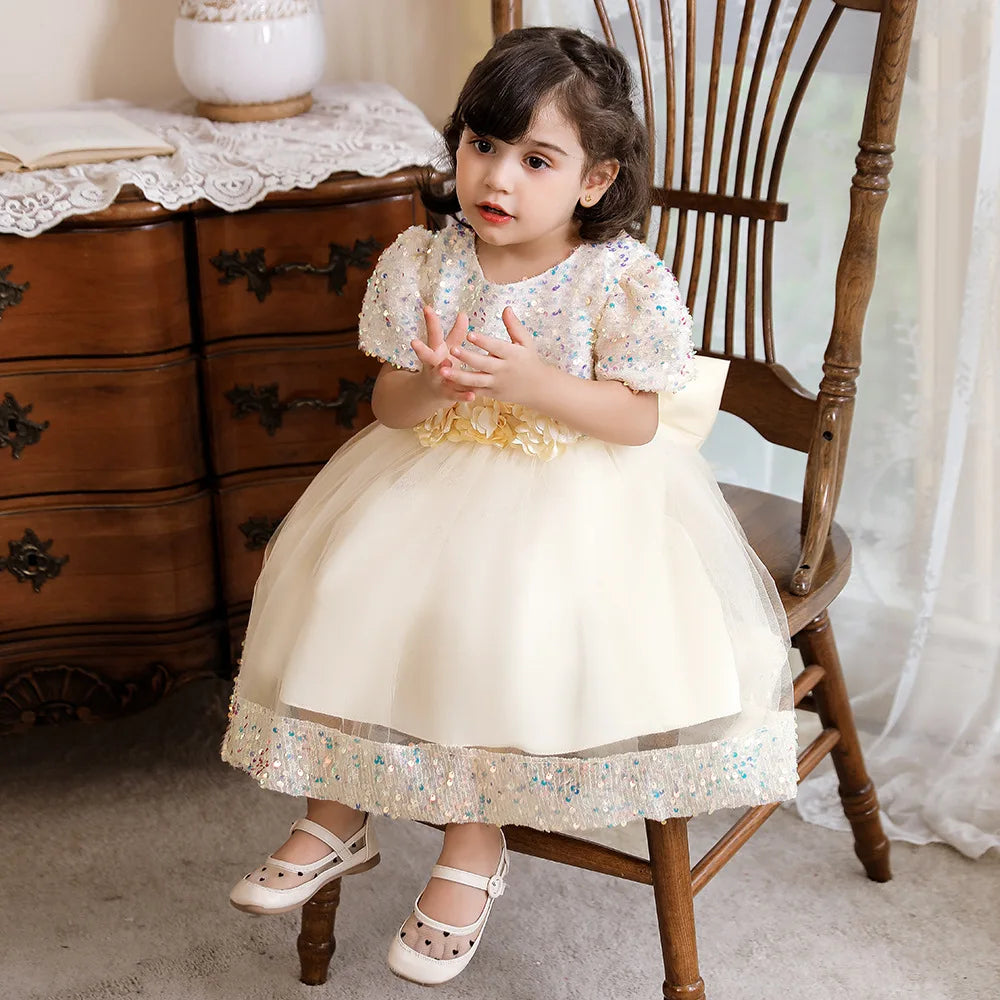 Infant Girl Special Occasion Dress – Baptism & Christmas