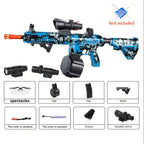 Ultra Shoppings high-speed 7.4V electric M4 gel ball ejector toy rifle for outdoor entertainment, fully assembled and ready to use