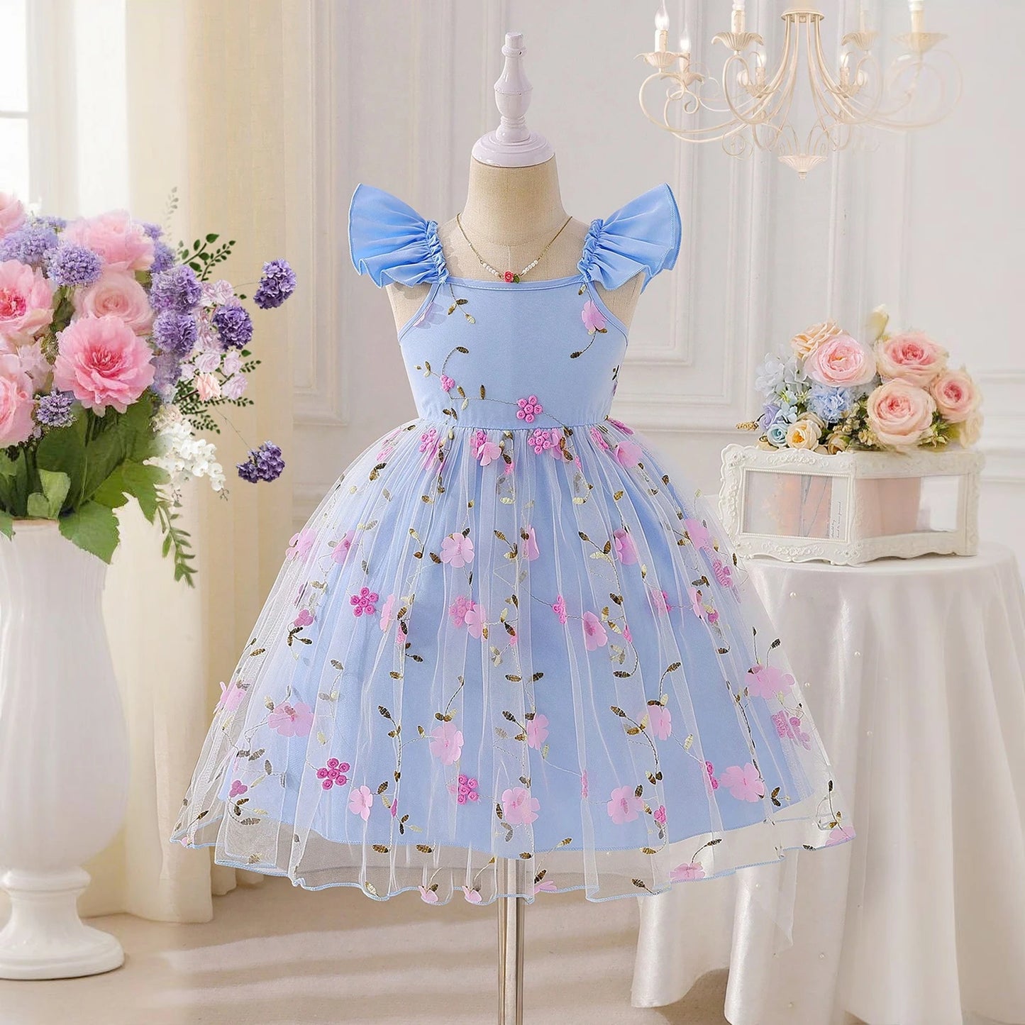 Casual Princess Dress for Girls – Birthday & Easter