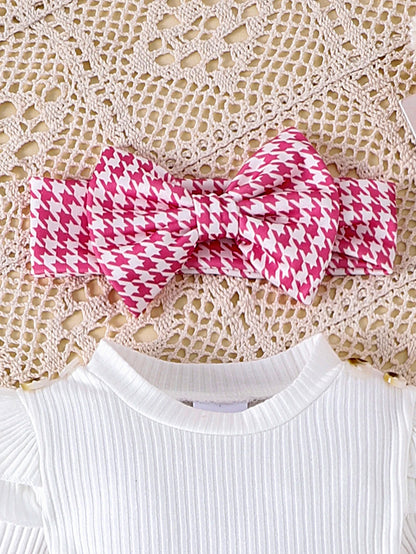 Sweet Baby Girl Fall Outfit 2Pcs Set