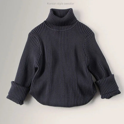 Kids’ Casual Loose Pullover Sweater – Autumn/Winter