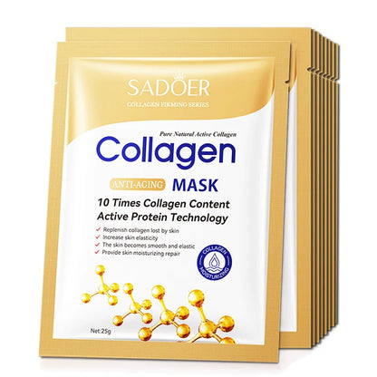 Hydrate & Firm: 20-Pack Hyaluronic Acid Collagen Face Masks