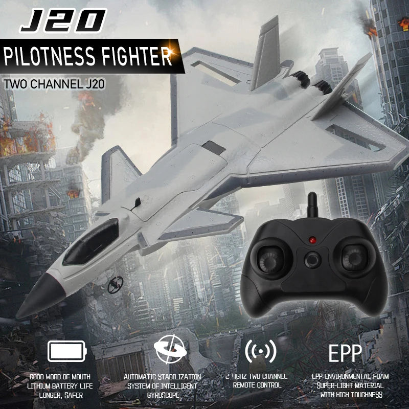 2.4G RC Foam Aircraft SU-35 – Fighter Jet Glider Toy for Kids