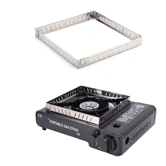 Outdoor Gas Stove Wind Screen Stainless Steel Foldable