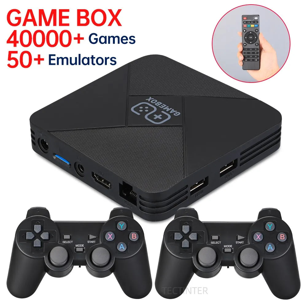 Dual-System 4K HD Game Stick – 40,000+ Games in One Compact Console