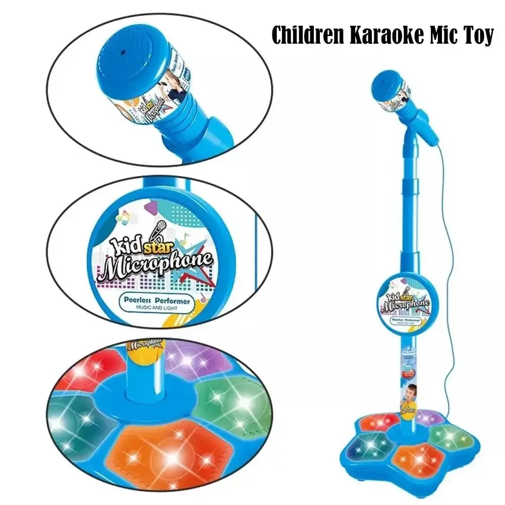 Kids’ Karaoke Microphone with Stand – Musical Educational Toy