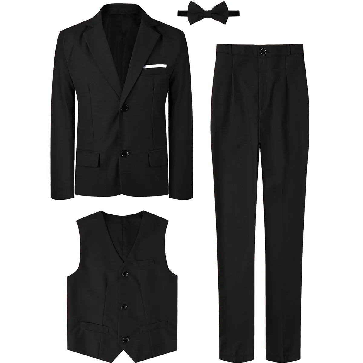 Kids' Formal 3-Piece Suit: Perfect for Weddings & Special Occasions