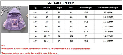 Teen Girls’ Plush Jacket – Cartoon Hooded Outerwear