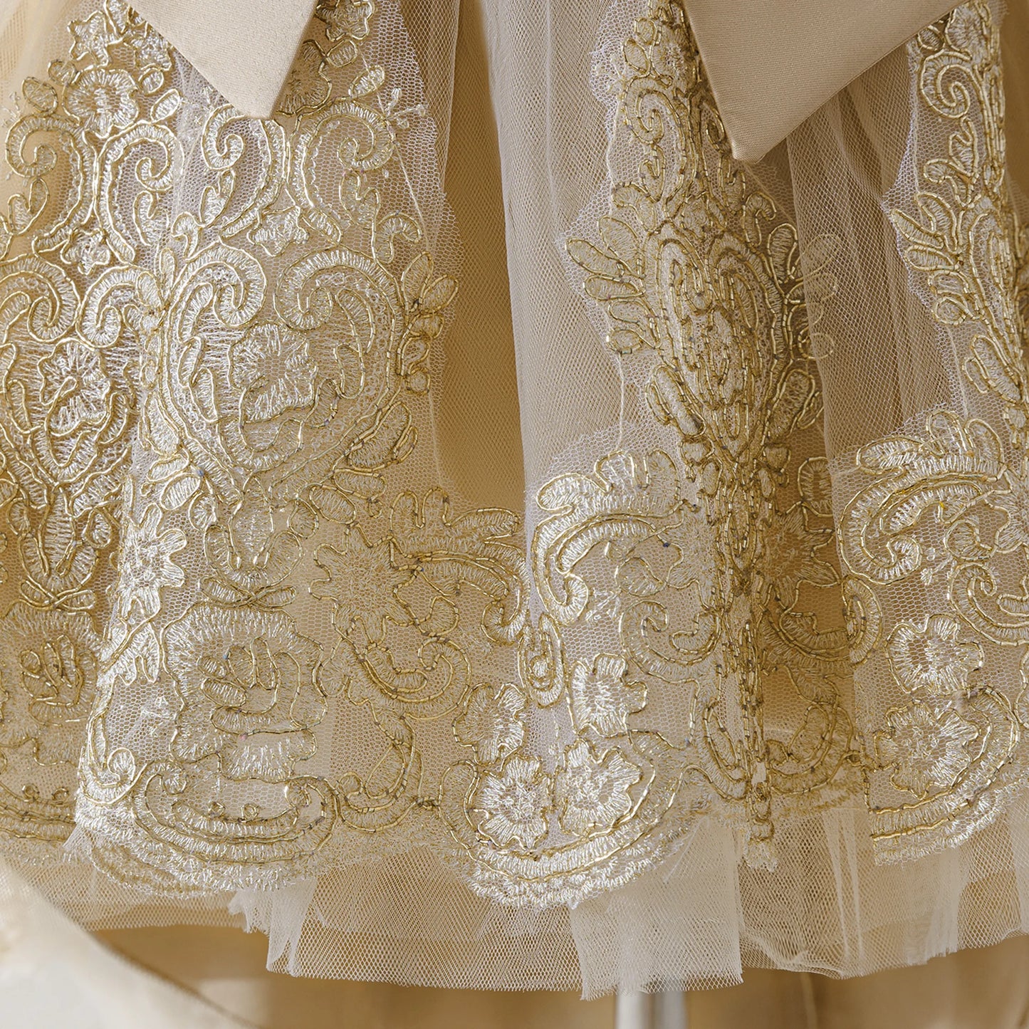 Elegant Embroidered Princess Party Dress