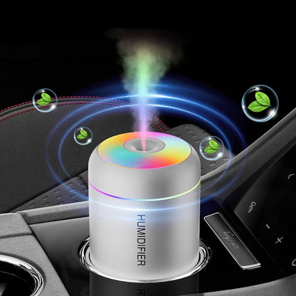 180ML Mini USB Aroma Diffuser & Humidifier – Essential Oil Purifier for Car, Home, Bedroom