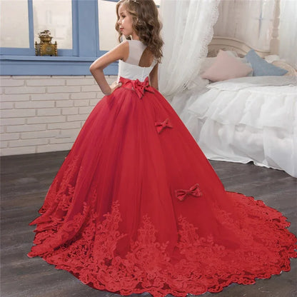 Princess Party Dress – Lace Formal Dress for Girls