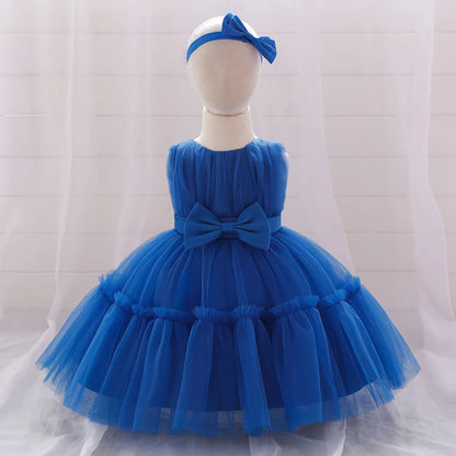 Baby Girl 1st Birthday Dress – Tulle Princess Gown