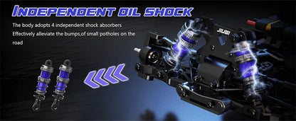 High-Speed 80KM/H RC Car – JIUSI WB12 PRO 4WD Off-Road Toy