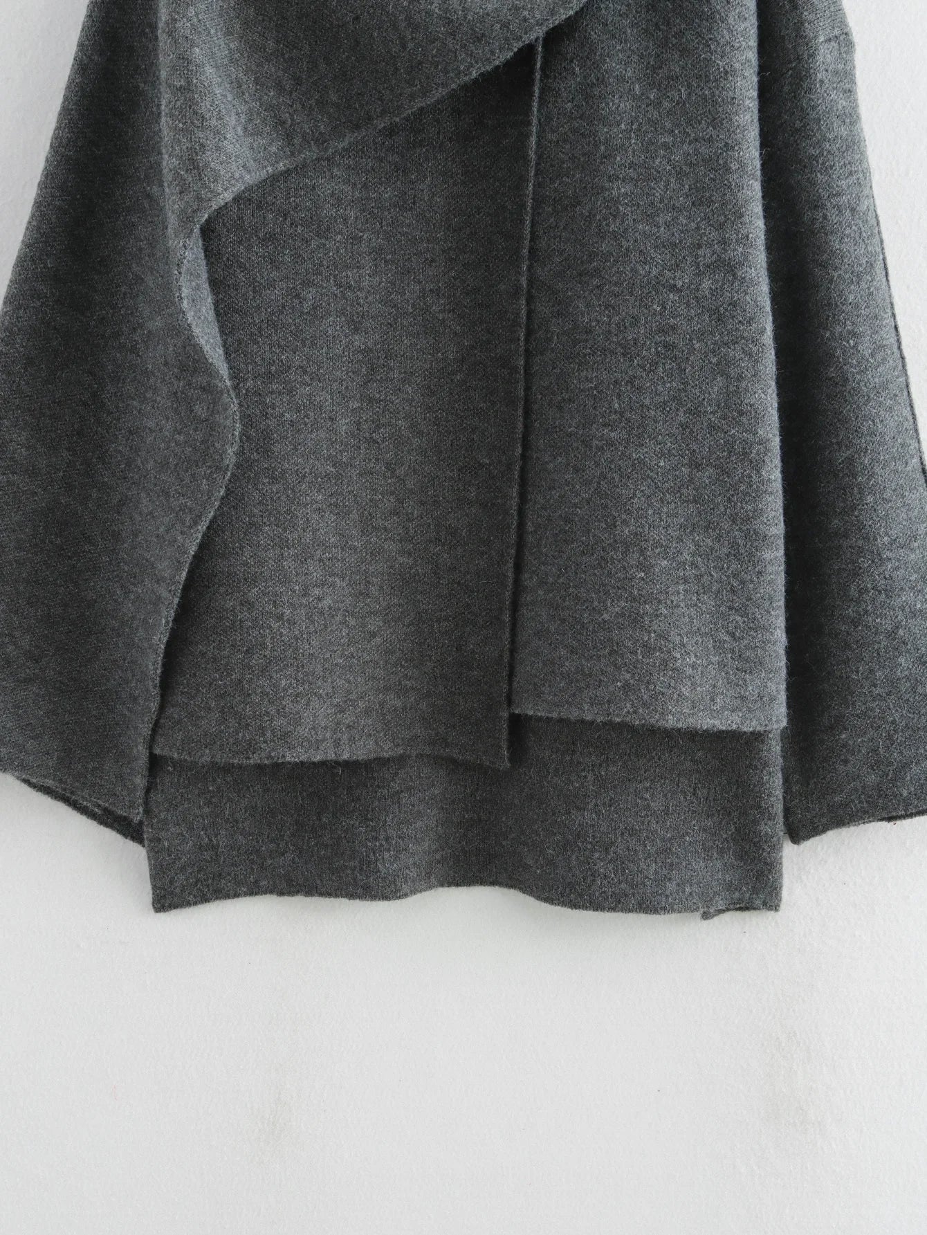 Autumn Chic: Knit Scarf Jacket for Women