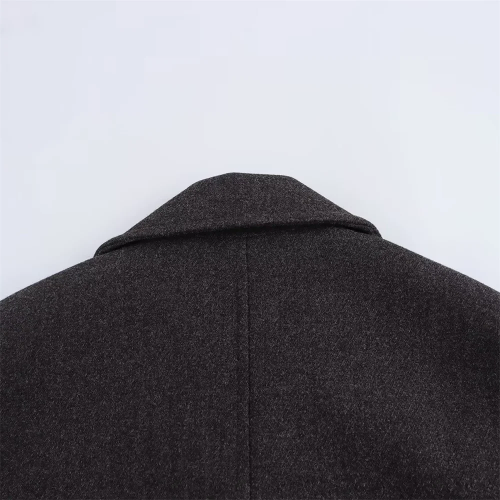 Casual Fall Coat for Women – Double Breasted