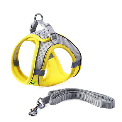 Adjustable Cat & Dog Harness Leash Set: Perfect for Outdoor Adventures