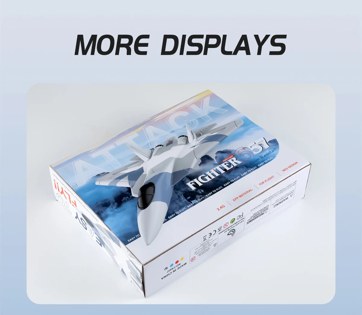 2.4G RC Foam Aircraft SU-35 – Fighter Jet Glider Toy for Kids