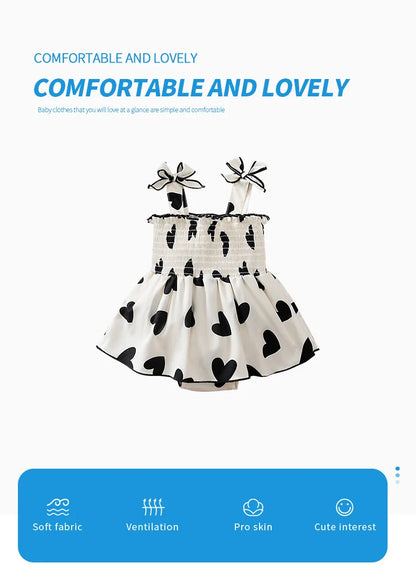 Baby Girl Sleeveless Summer Outfit 0–12M