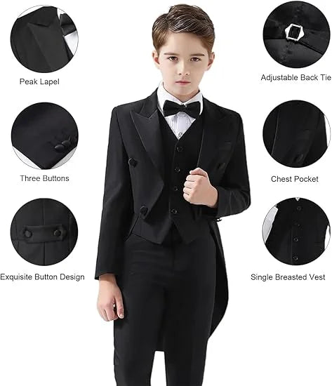 Little Gentleman 3-Piece Suit – Boys’ Prom, Wedding & Formal Outfit