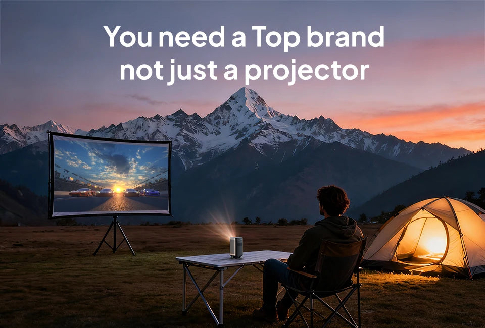 BYINTEK LOVE U4: 4K Smart Mini Projector for Wireless Home Cinema