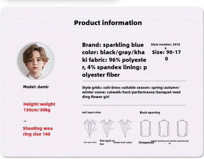 Little Gentleman Suit – Boys’ Formal Outfit for Wedding & Birthday